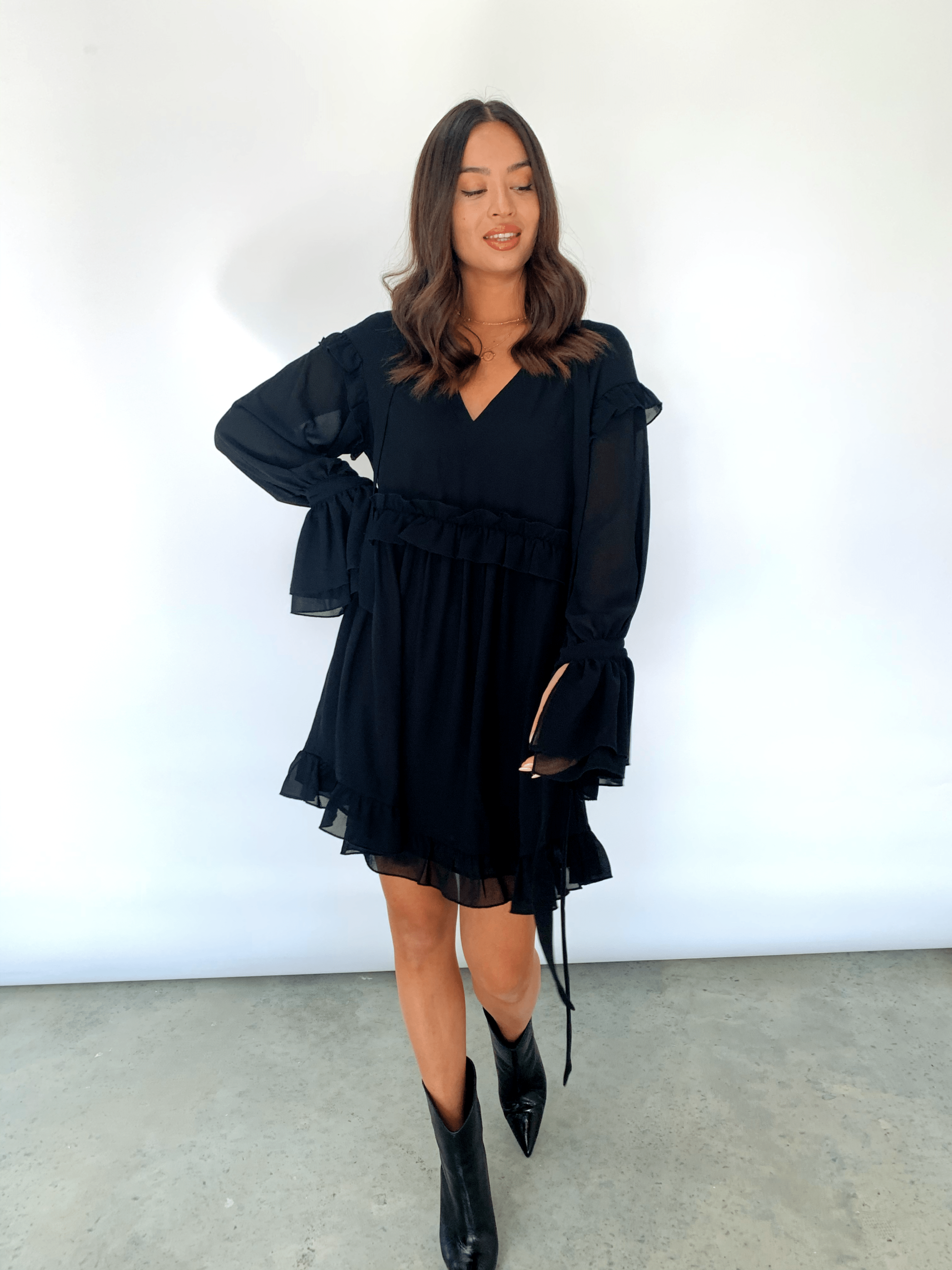 Smocked Mini Dress