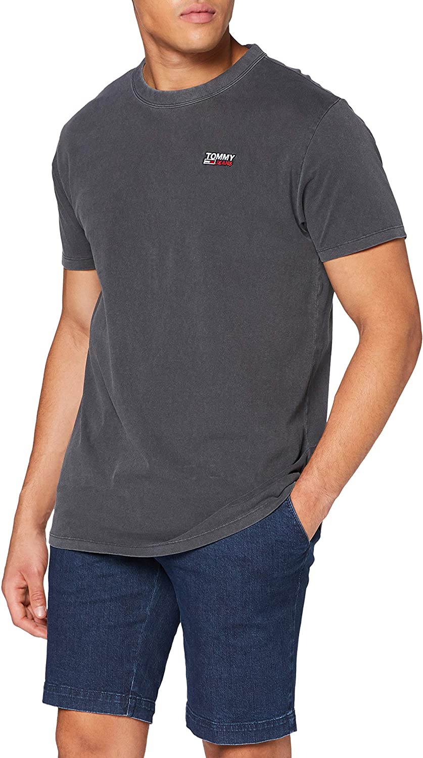 Tommy Jeans Men's TJM Washed Logo Tee Shirt