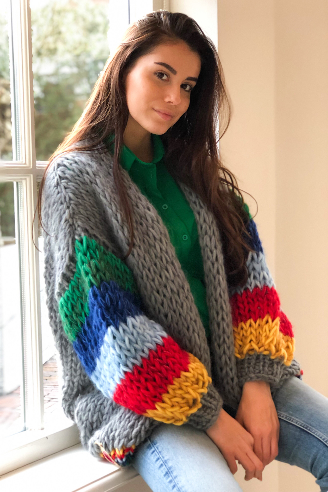 chunky cardigan