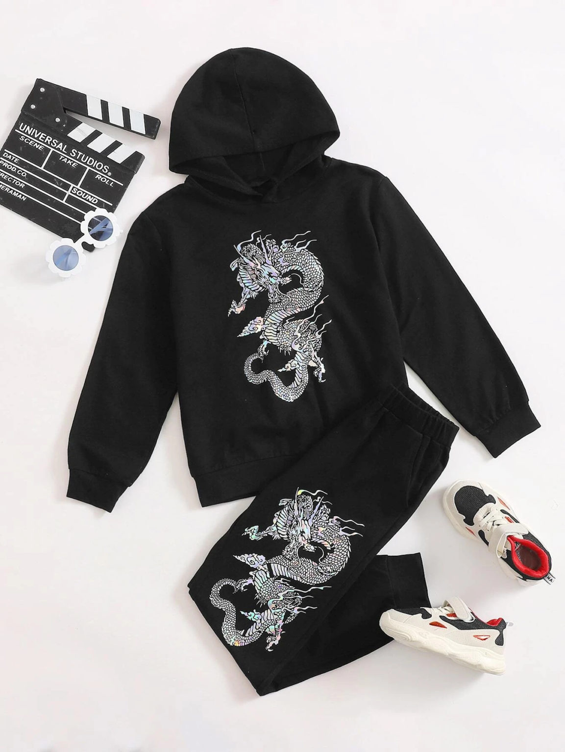 adika green dragon hoodie