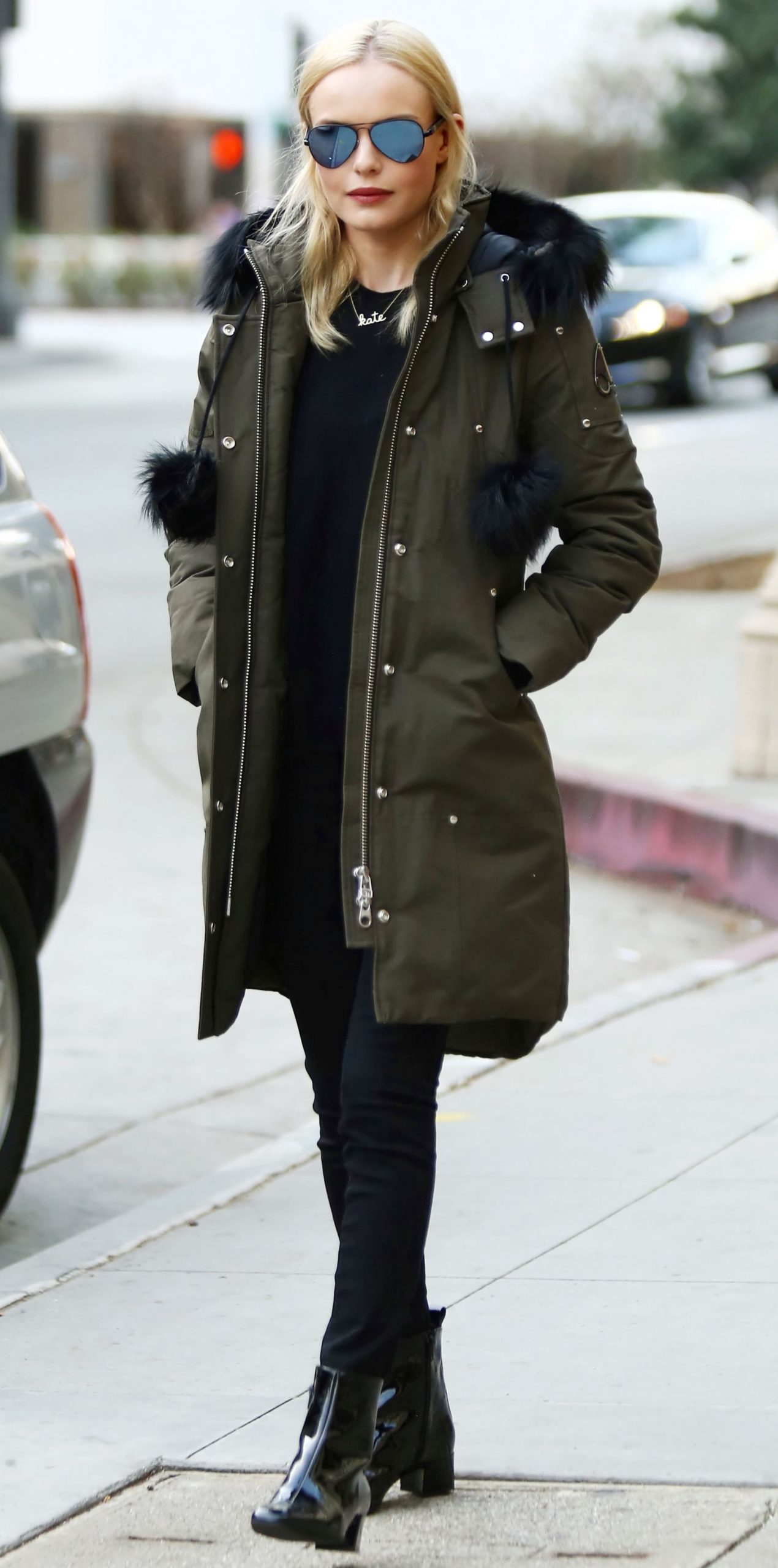 khaki parka
