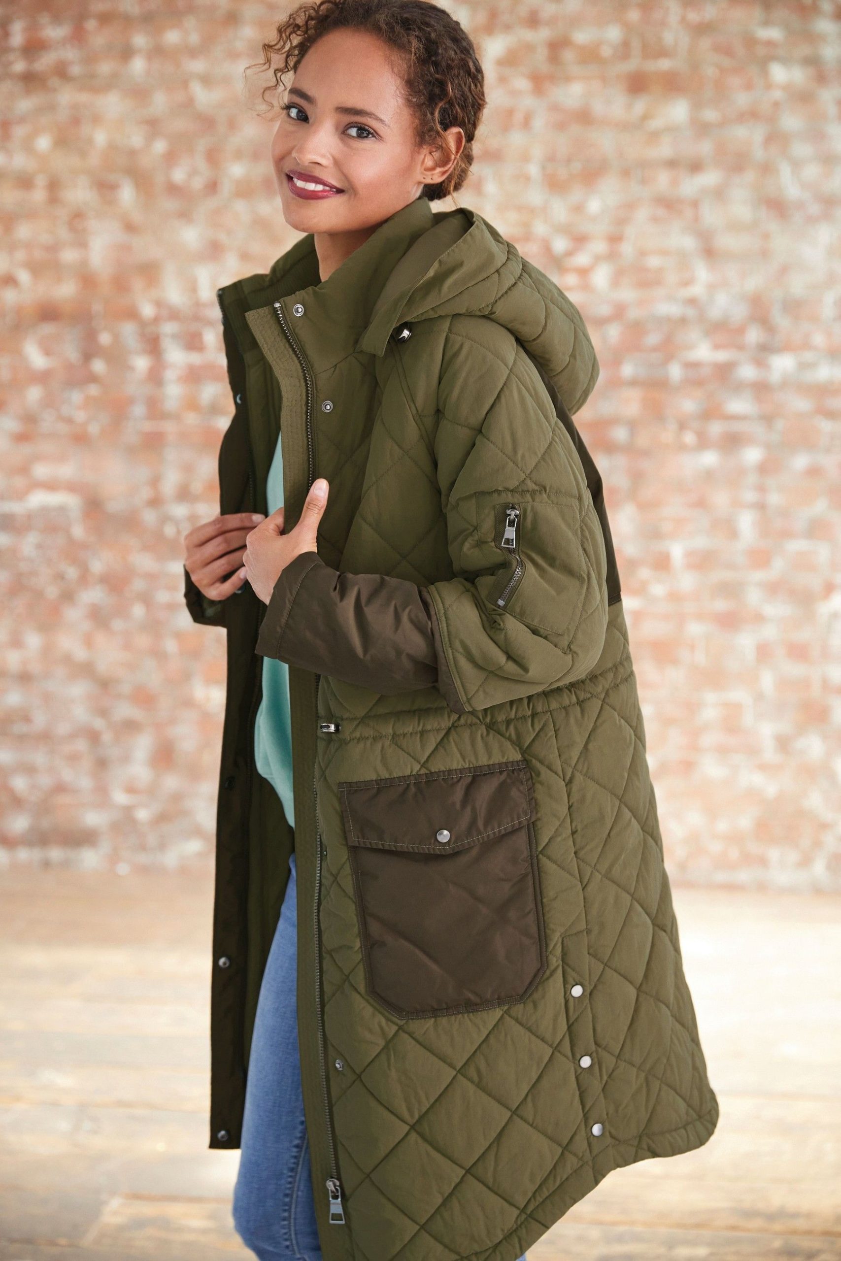 khaki parka