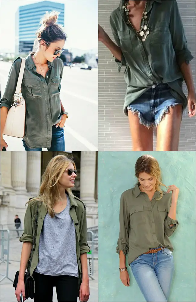 khaki shirts