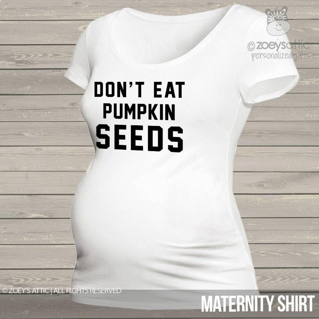 Halloween don't eat pumpkin seeds maternity top