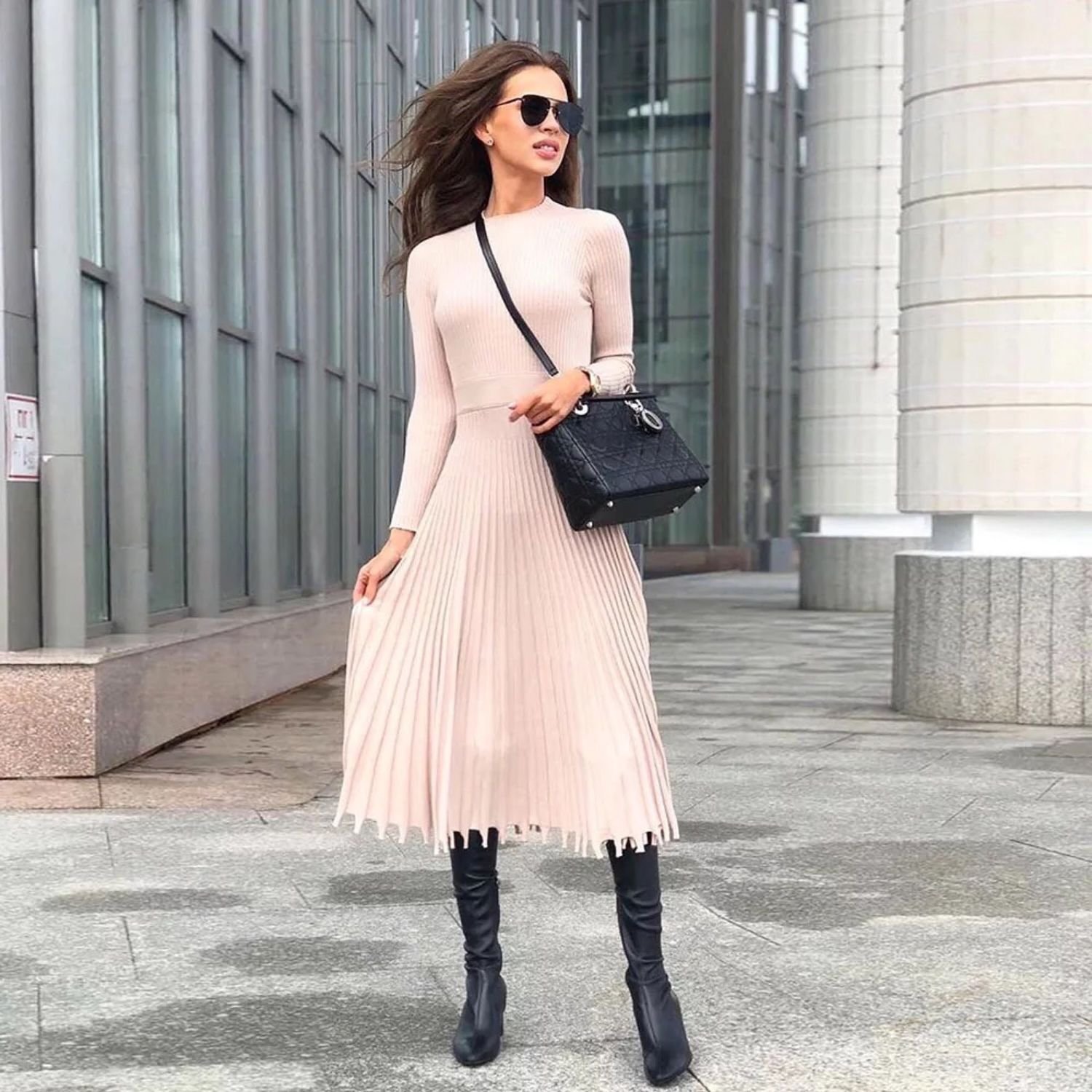 Knitted Midi Dress