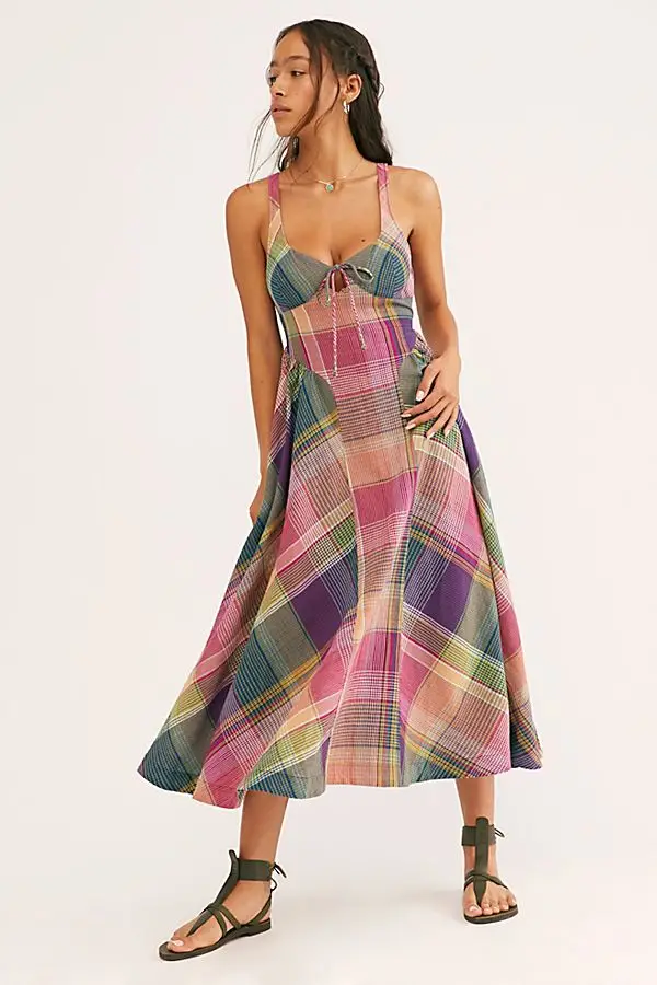 Tied Midi Dress