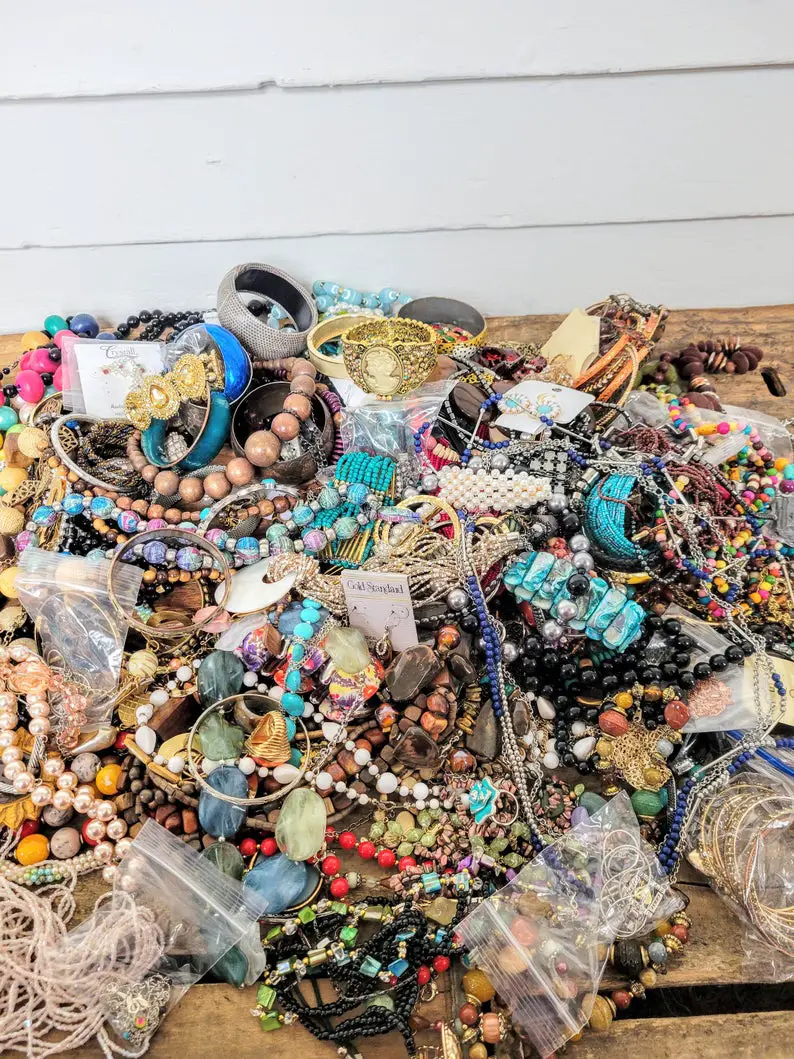 4-5 lbs Nice whole jewelry mystery lot