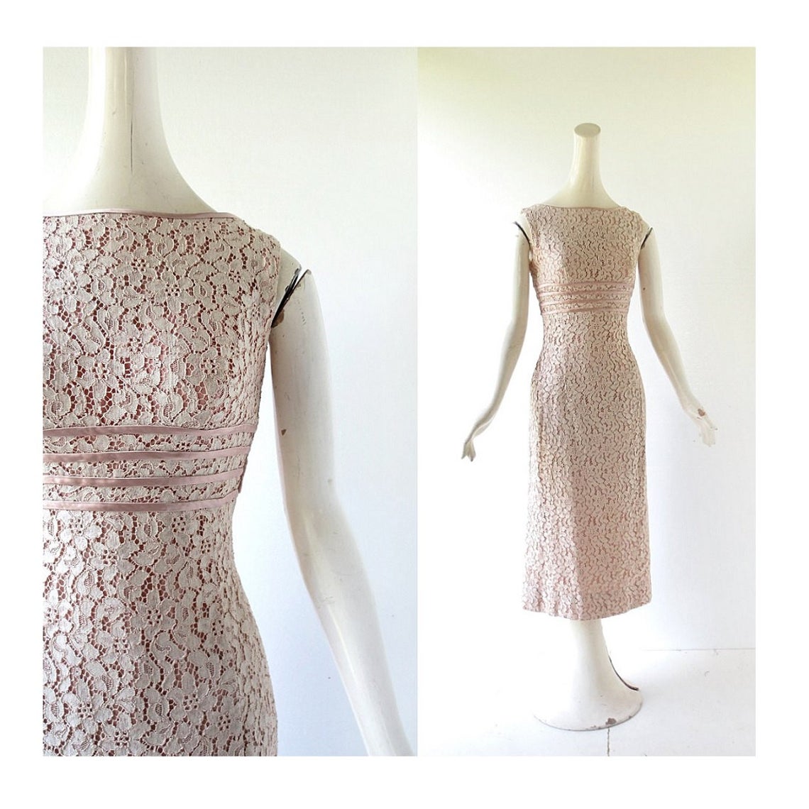 50s Lace Dress | Interlude | 1950s Dress | XS