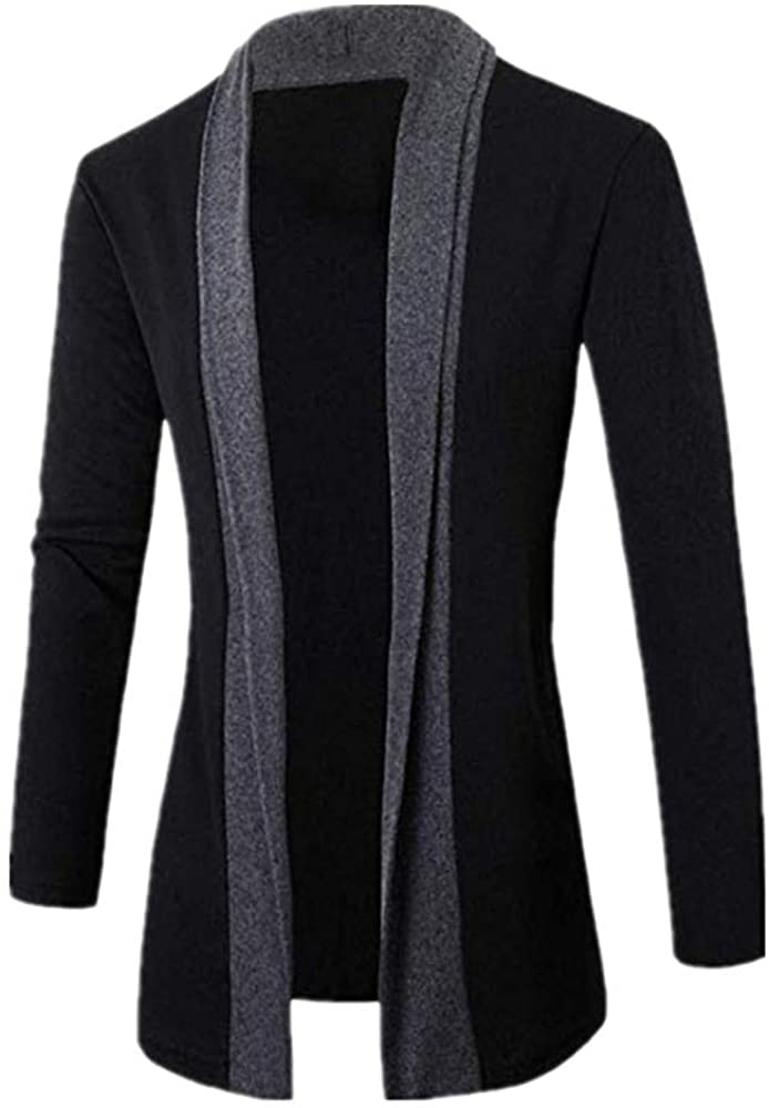 Long black cardigan