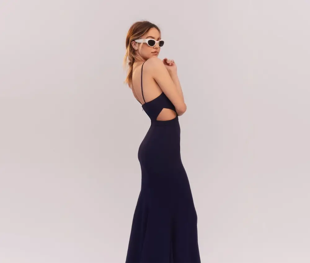 Side Cut Out Maxi Dress