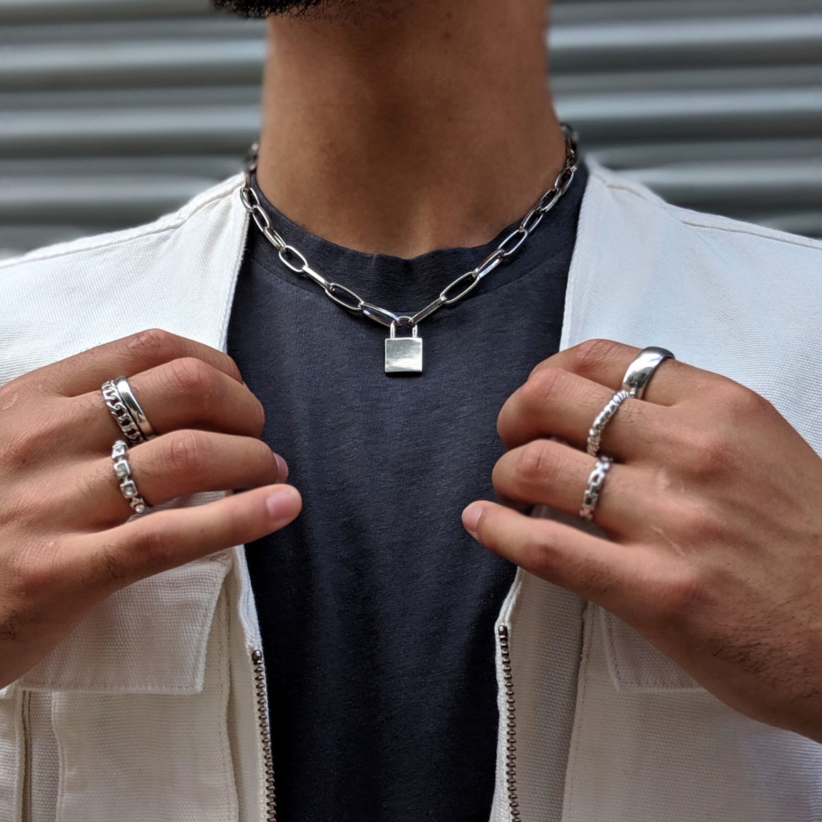 men with jewelry