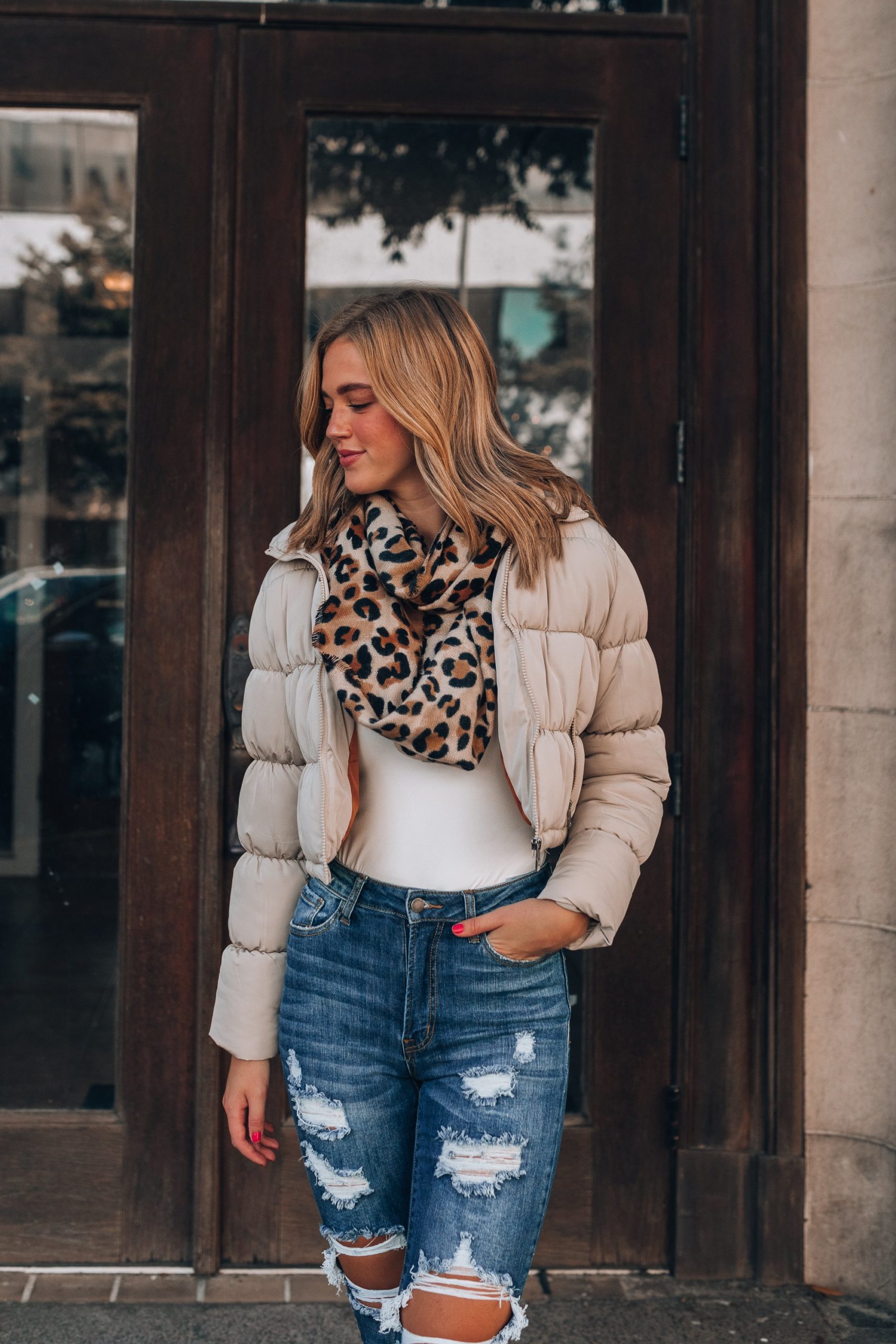 Cropped Puffer Jacket