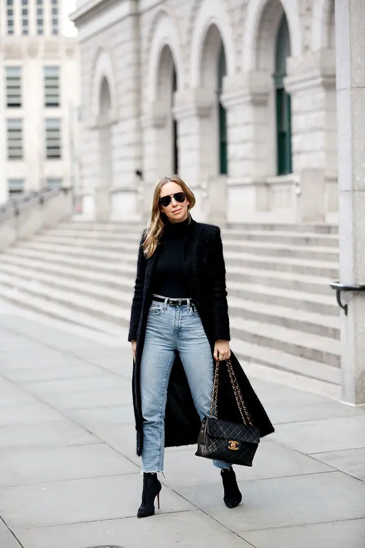 Black sock boots