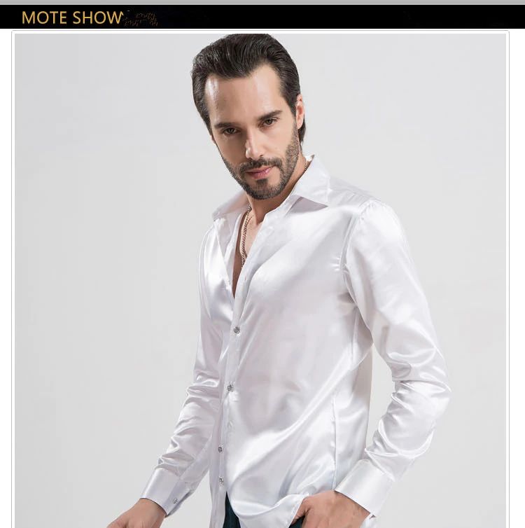 Satin Silk Wedding Shirt