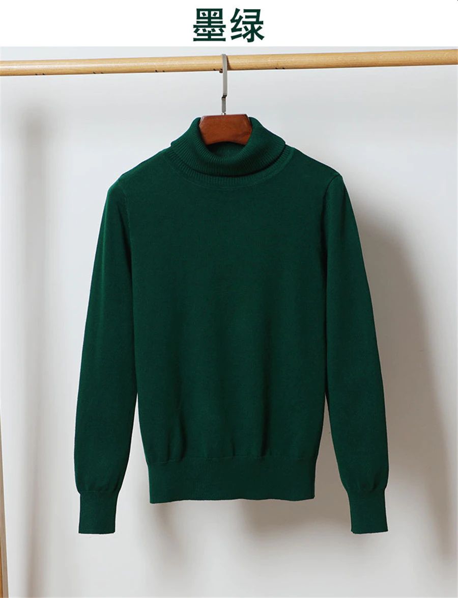 Turtleneck Green jumper