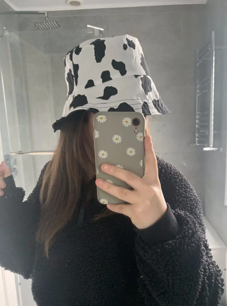 Cow Print Bucket Hat