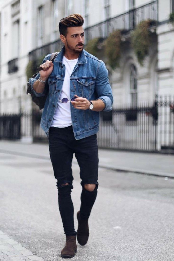 Denim jacket fashion