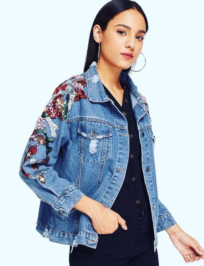 Embroidered Jean Jacket