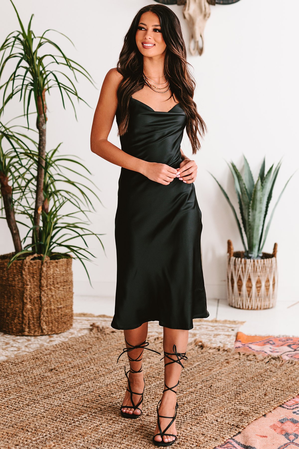 cowl neck slip