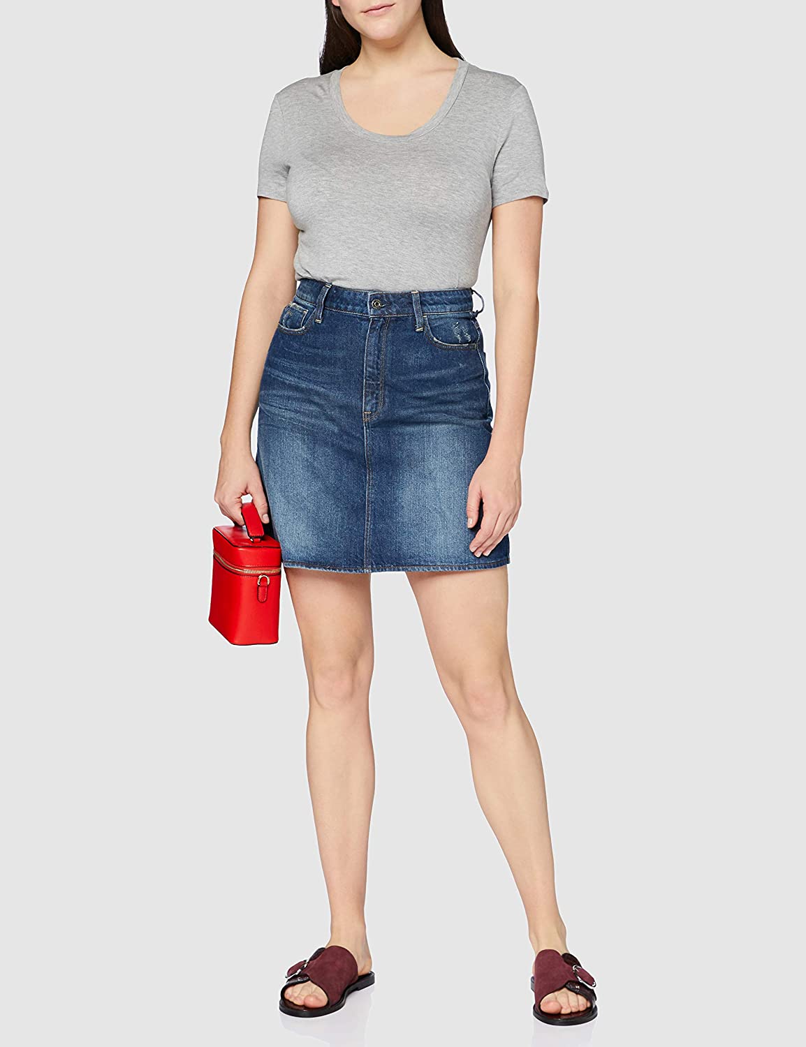 G-STAR RAW Women's 3301 A-line Skirt