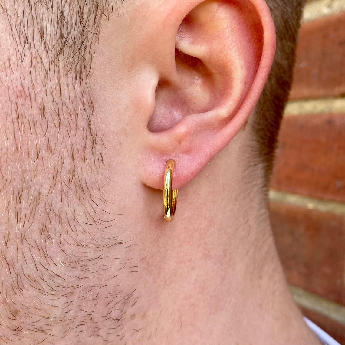 Gold Hoops For Men 2024 favors