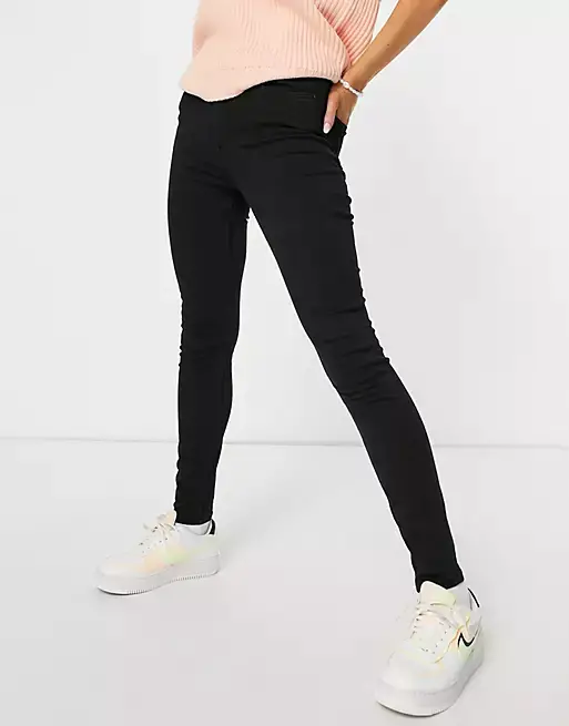 Pimkie high waist skinny jeans in black