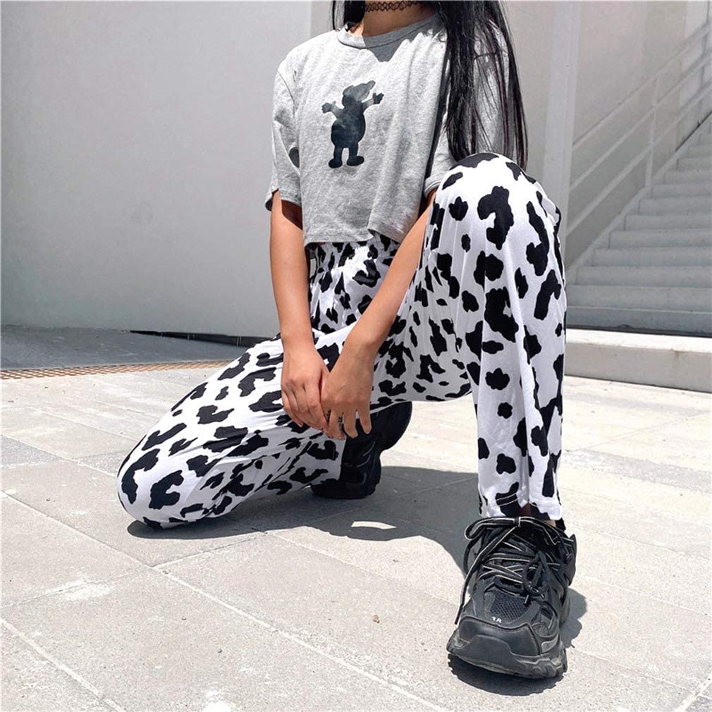 calvin klein cow print pants