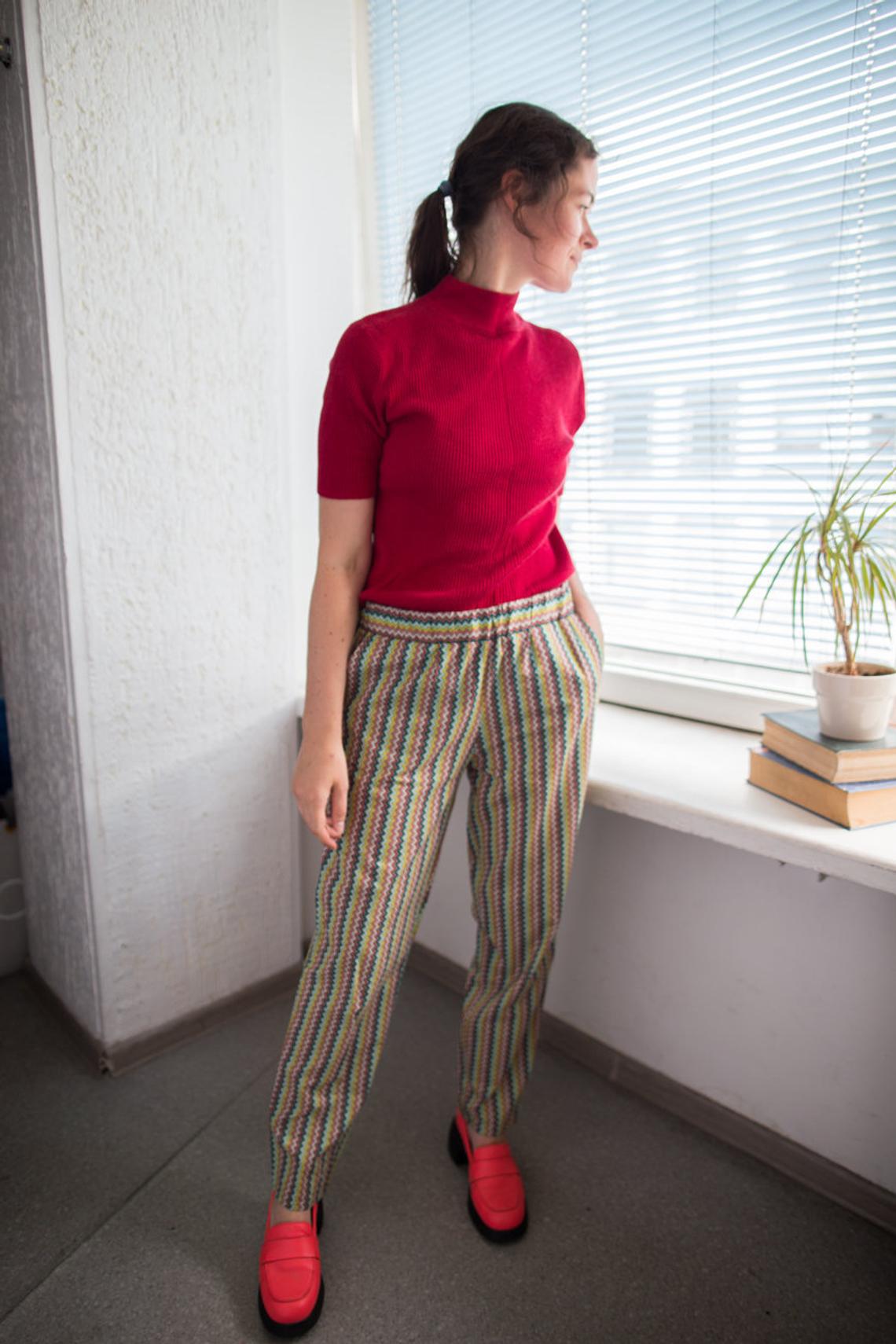 Vintage 90's Patterned Bohemian Trousers