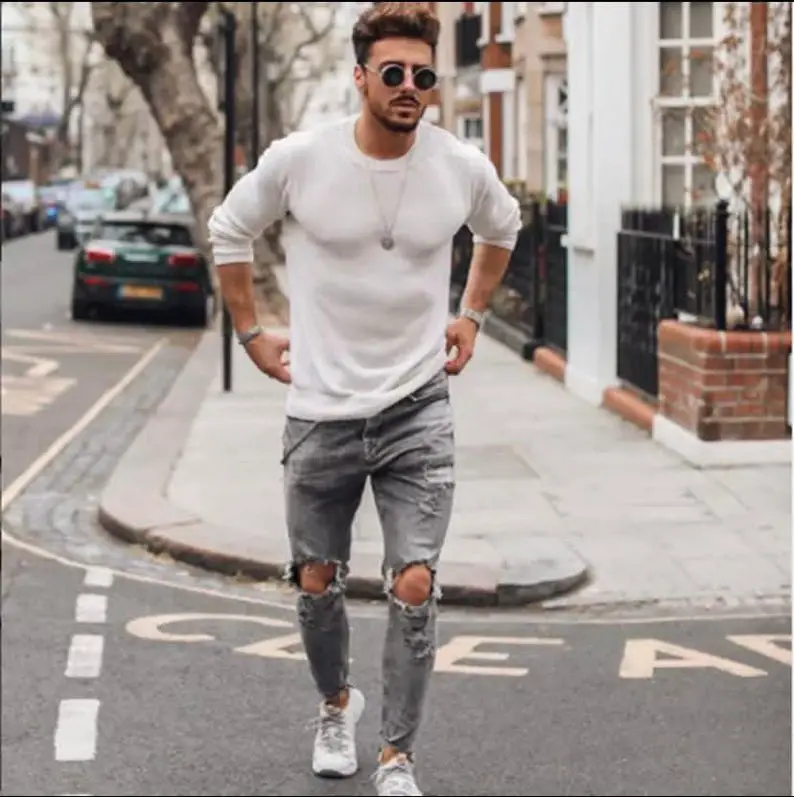 men's skinny jeans, skinny jeans, ripped jeans man
