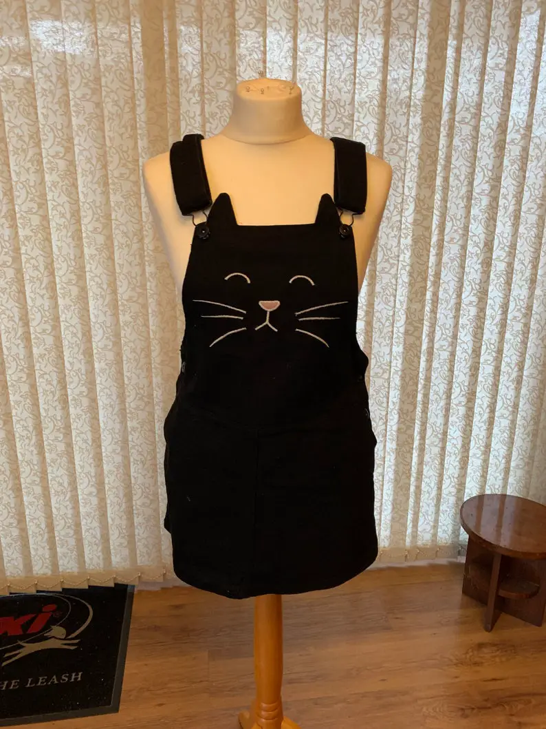 Black Overall Dress