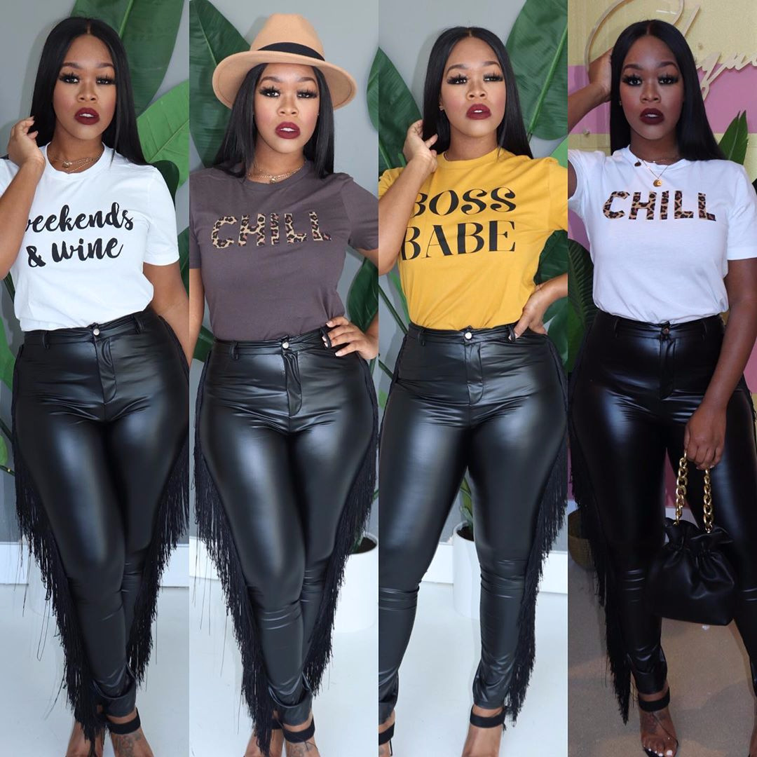 Women Leather Pants