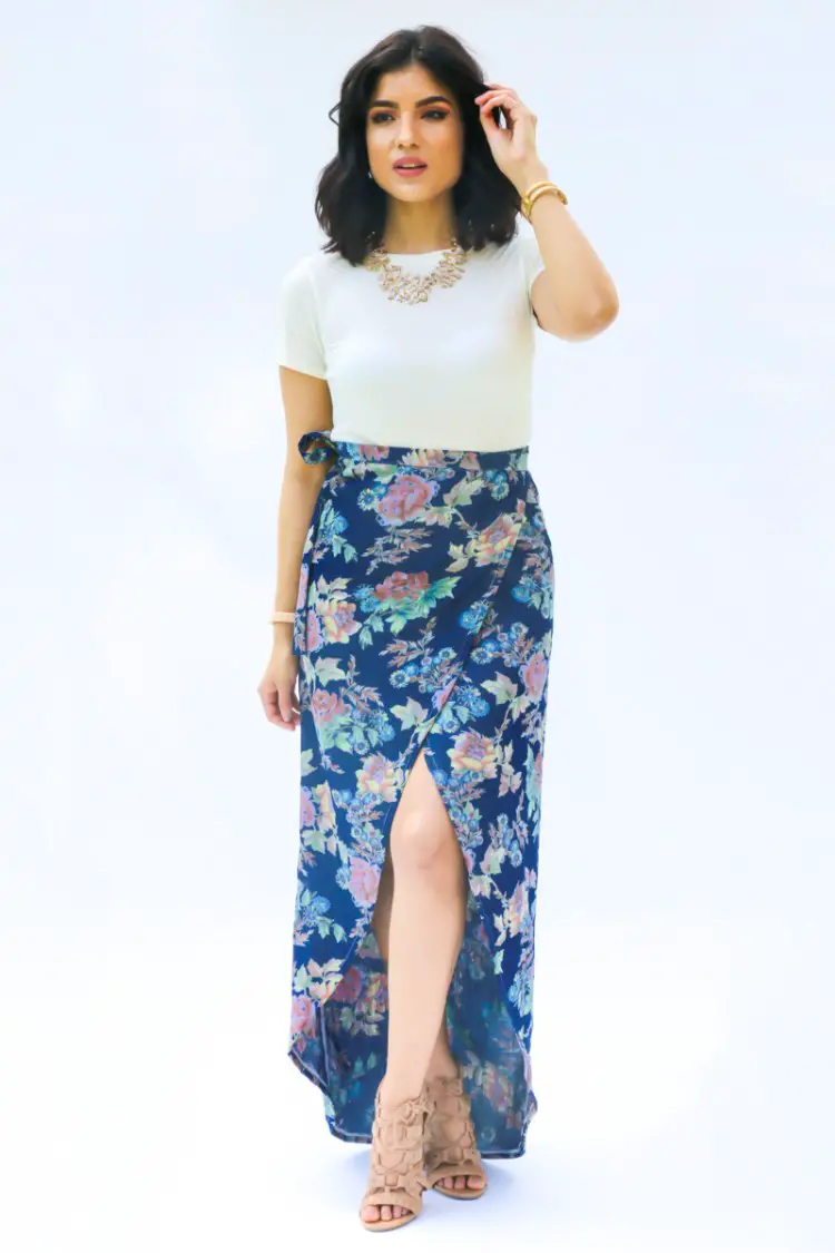 wrap skirt sewing
