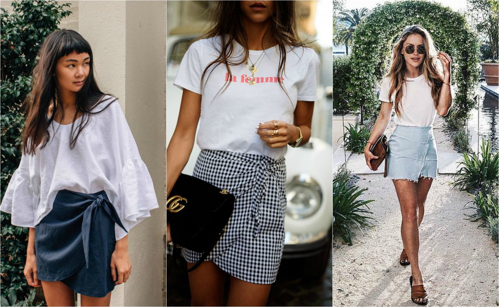 mini wrap skirt
