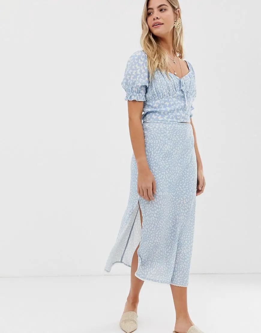 Butterfly Slip Skirt