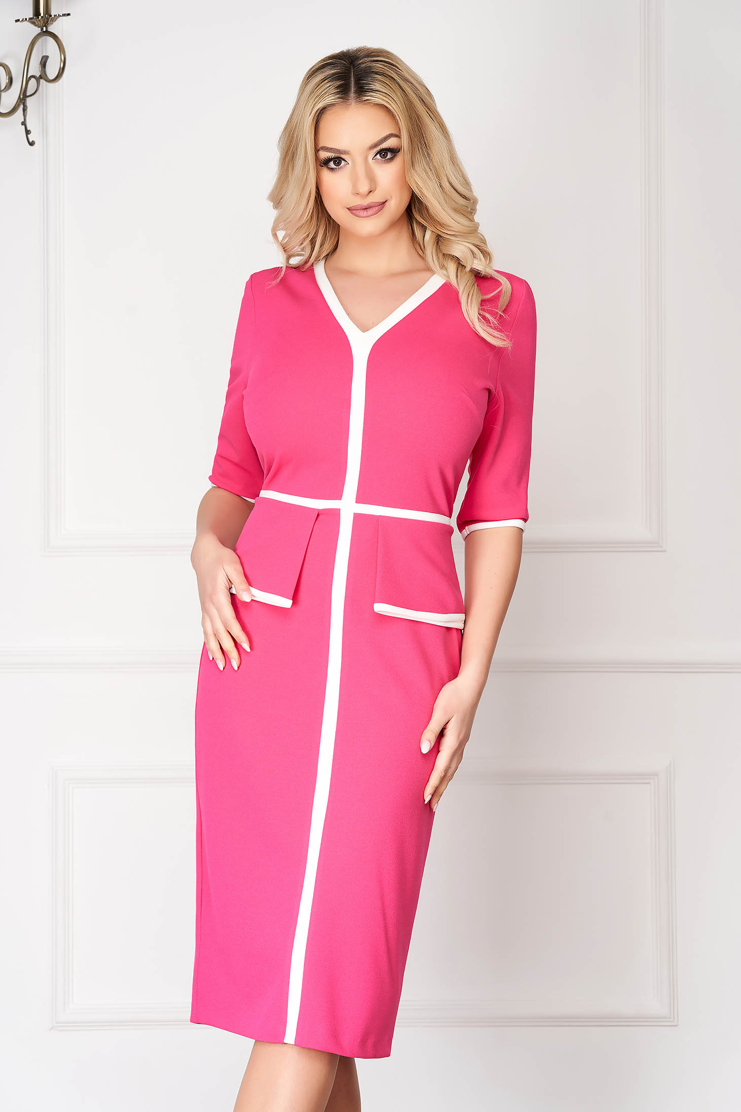 Pink Pencil Dress